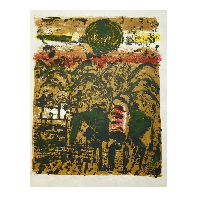 Paul Guiramand Original Lithograph 10 Mourlot Freres 1962 For Sale