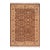 Boho Chic 1990's Pak-Persian Brown/Beige Wool Rug - 6'2'' X 9'3'' For Sale