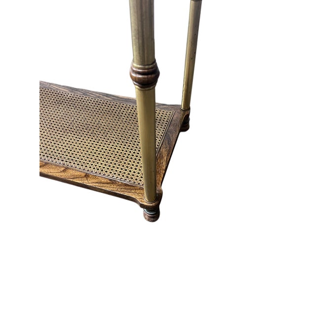 Excellent Vintage Hollywood Regency Brass Legged Console Table Beautiful table that hs ready to enhance the look Of your room