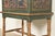Hollywood Regency Chinoiserie Hand-Painted Green Lacquered and Gold Gilt Chest on Stand For Sale - Image 10 of 16