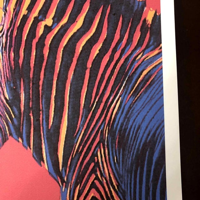 1990s After Andy Warhol "Grevy’s Zebra" Lithograph For Sale - Image 9 of 11