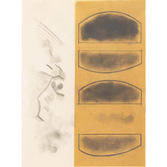 Joseph Lawrence Gardella (American, XX-XXI), Untitled (Abstract Composition), Graphite on Tracing Paper and Wove Paper,...
