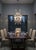 An elegant and highly decorative Mid-Century Modern crystal chandelier, crafted in Italy during the 1950s. This striking...