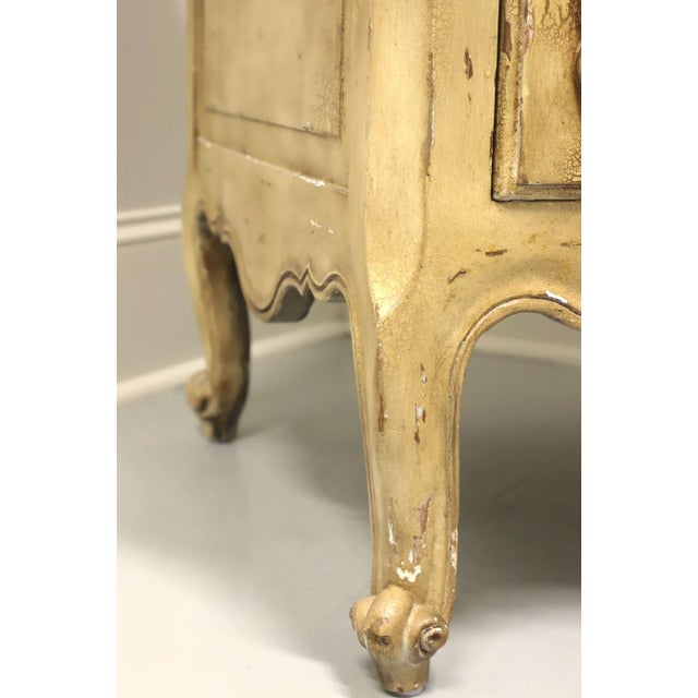 Wood Late 20th Century French Country Style Plank Top Nightstand For Sale - Image 7 of 10