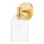 Mitzi Paisley 1-Light Bath Sconce, Aged Brass For Sale