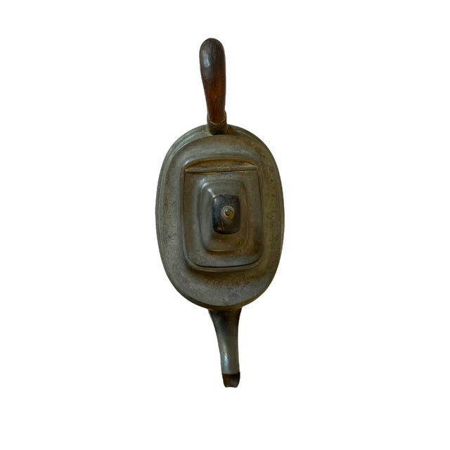 Antique Turtle Back Britannia Tea Pot Genie Pot For Sale - Image 10 of 13