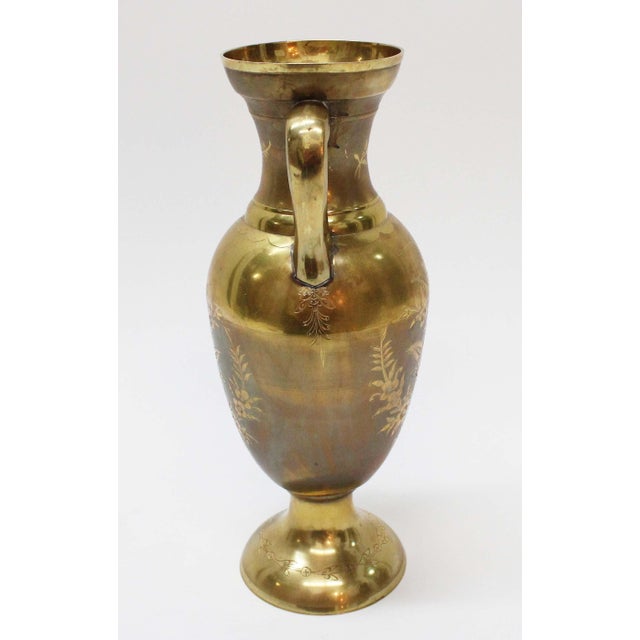 Vintage Hollywood Regency Brass Urn/Vase Chairish