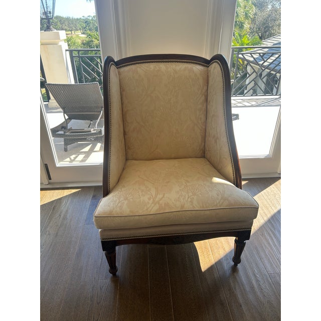 Hickory Furniture Late 20th Century Hickory Chair Louis XVI Style Chair For Sale - Image 4 of 5