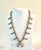 Vintage Sterling Silver Beaded Squash Necklace For Sale - Image 4 of 4