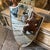 1950s Gio Ponti Style Mid-Century Modern Brass Italian Shield Wall Mirror For Sale - Image 6 of 13