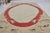 Vintage Turkish Oushak Area Rug With Bold Red Oval Medallion and Cream Field For Sale - Image 9 of 10