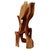 Makha Wood Sculptural Bar Chair by Logniture For Sale - Image 16 of 16