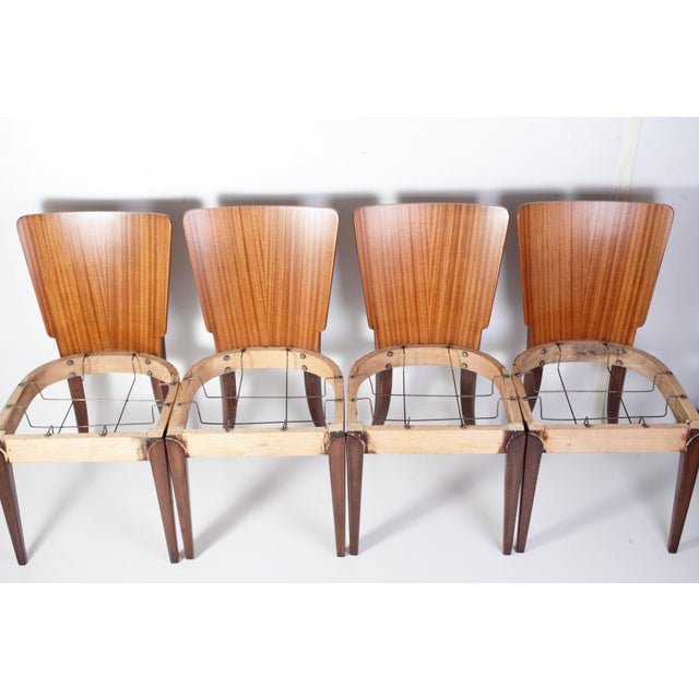 Dining Chairs by Jindrich Halabala for Up Zavody, 1950s, Set of 4 For Sale - Image 16 of 18
