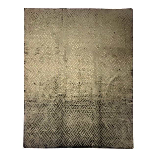 Hand-Knotted Indian Contemporary Rug 9'0" X 12'0" For Sale