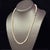 White 1990s Mikimoto Akoya Pearl Necklace 20" Sterling Silver 5 - 5.5 Mm Estate For Sale - Image 8 of 10