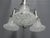 Vintage Three-Arm Aluminum and Glass Pendant Lamp, 1970s For Sale - Image 12 of 18