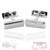 Asprey London 18k(750) Solid White Gold Classic Rectangular Crosshatch Cufflinks, A Pair For Sale In New York - Image 6 of 12