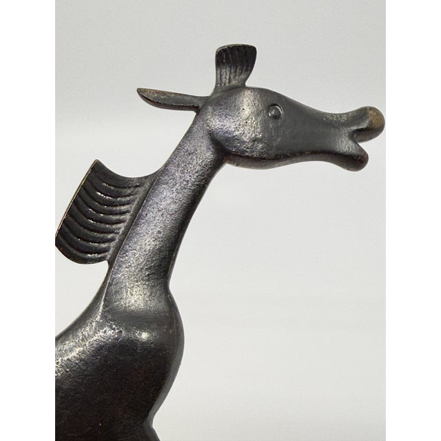 Mid 20th Century Karl Hagenauer Native American on Horseback Bronze Figure For Sale - Image 13 of 13
