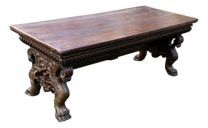 17th-Early 18th Century Tuscan Baroque Walnut Trestle Table