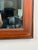 American Federal Mahogany Wall Mirror With Fan Inlay, Original Hand Silvered Glass, Circa 1810–1825 For Sale - Image 4 of 9