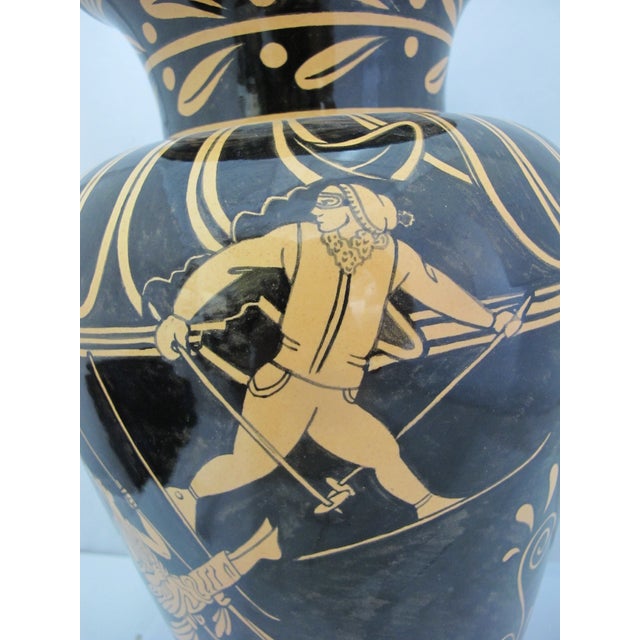 Connie Kiener Contemporary Greek Roman Style Stamnos Pacific Nw Pottery Vase For Sale - Image 14 of 14