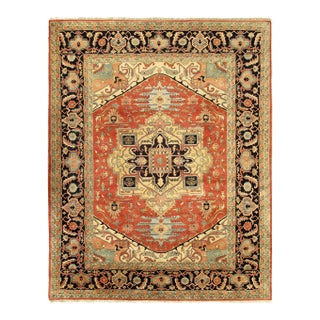 Pasargad DC Fine Hand Knotted Persian Serapi Design Rug For Sale