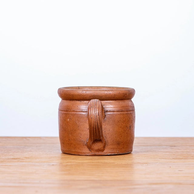1930s 20th Century French Glazed Ceramic Pot For Sale - Image 5 of 7