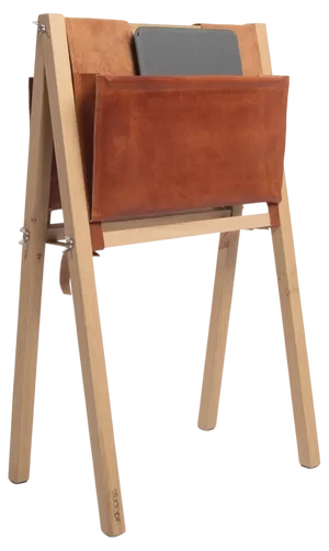 Leather Stan Magazine Rack by Studio Pin