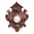 19th C. French Black Forest Carved Walnut Wall Hunting Panel With Center Mirror For Sale