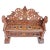 Asian Antique Antique Balinese Red Shrine Shelf For Sale - Image 3 of 6