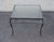 Woodard Vintage Wrought Iron Glass Top Outdoor Coffee Table For Sale - Image 9 of 18
