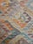Vintage Afghan Style Kilim with Geometric Pattern For Sale - Image 6 of 7