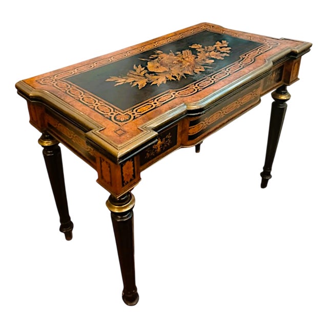 Piedmontese Inlaid Game Table, 1810s For Sale
