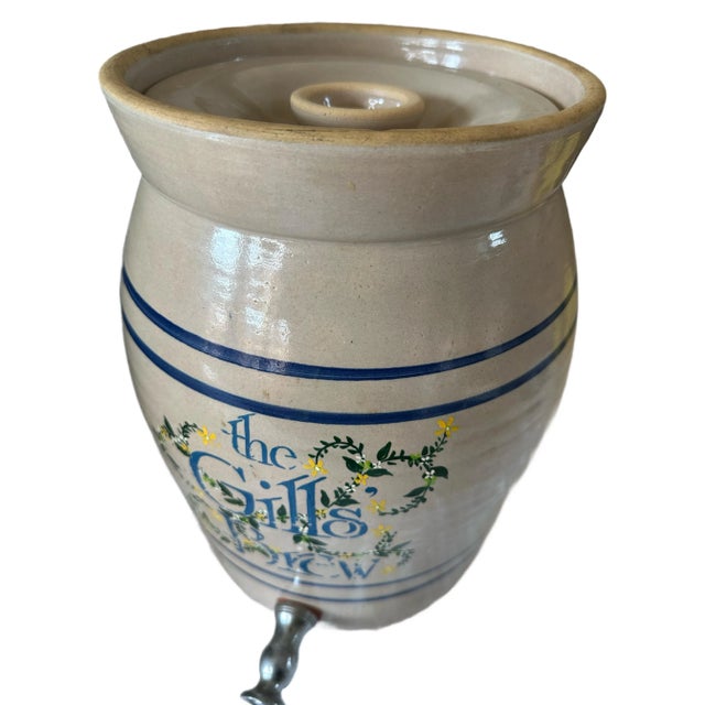 It is a stunning Marshall Pottery Jug with capacity of 3 gallons with metal spigot. Excellent condition - no chips or...