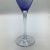 Vintage Tall Blue Fade Crystal Wine/Water Glasses- Set of 4 For Sale - Image 9 of 13