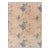 Distressed Japanese Deco Style Rug in Blue, Pink All Over Pattern by Rug & Kilim For Sale