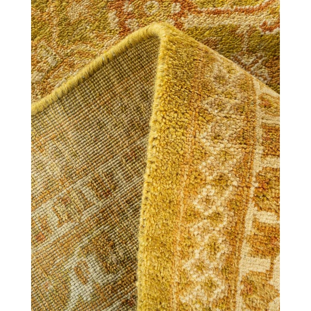 Mogul, One-of-a-Kind Hand-Knotted Area Rug - Green, 8' 1" x 10' 1" For Sale In New York - Image 6 of 8