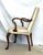 English 20th Century Newly Re-Upholstered Mahogany George I Armchair For Sale - Image 3 of 6