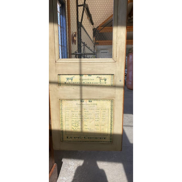Wood Vintage Equestrian Cabinet For Sale - Image 7 of 17