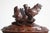 This exceptional 19th-century Black Forest jewelry box from Switzerland is a true work of art, featuring a rare oval...