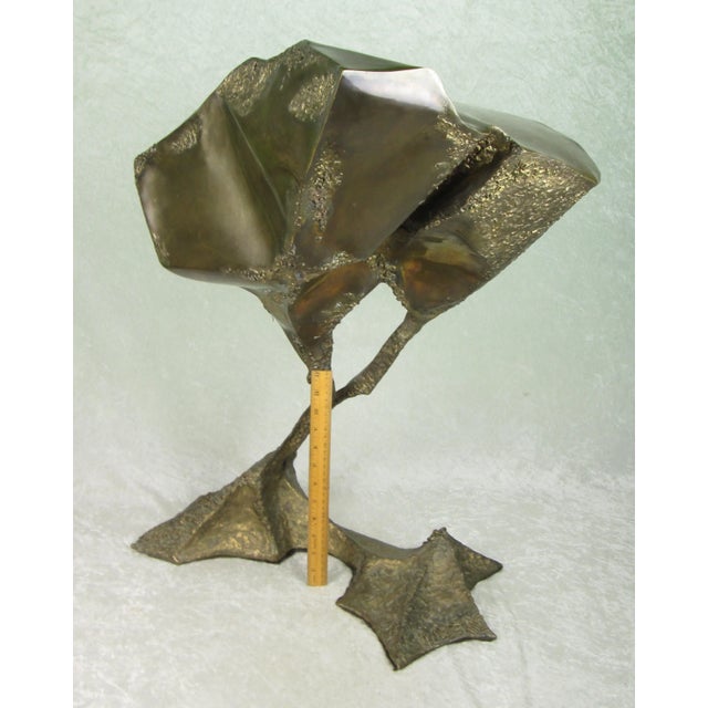 1975 Rogelio Madero De La Pena Bronze Sculpture "Campana en El Norte" For Sale - Image 16 of 18