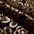 Schumacher SAMPLE - Schumacher Angelica Floral Fabric In Gold & Noir For Sale - Image 4 of 4
