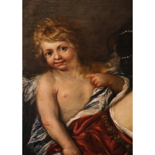 Workshop of Francesco Cairo, Queen Artemisia, 1670, Oil on Canvas For Sale - Image 8 of 15