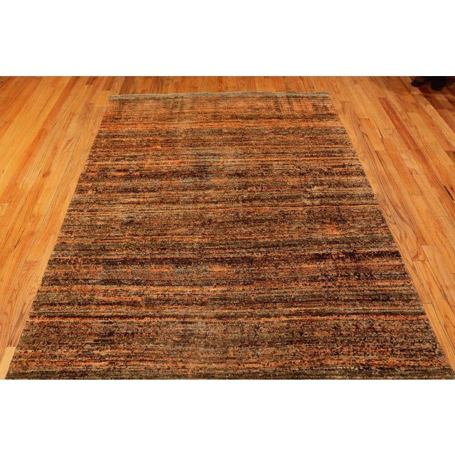 Textile Nazmiyal Collection Modern Transitional Wabi Sabi Rug For Sale - Image 7 of 8