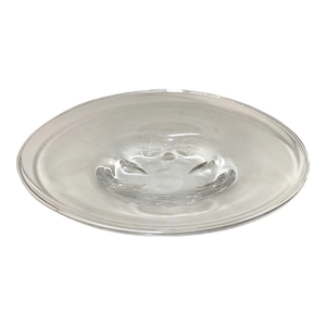 Large High Quality Vintage Hand Blown Orrefors Clear Glass Centerpiece Oval Bowl