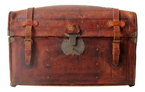 Antique Leather Trunk