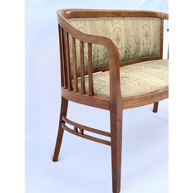 Vienna Secession Bench by Josef Maria Olbrich, Austria, 1900s For Sale - Image 3 of 7