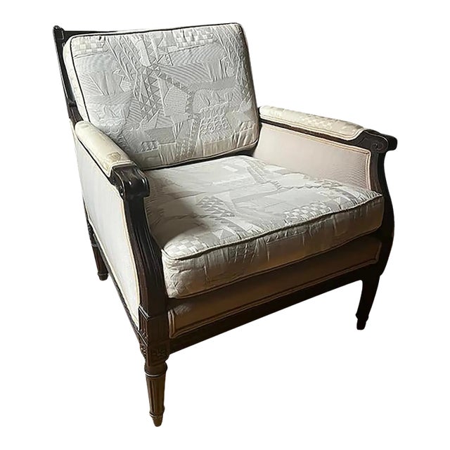 Early 20th Century Louis XVI Bergère Chair For Sale