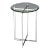 Finn Modern Accent Table, Silver For Sale