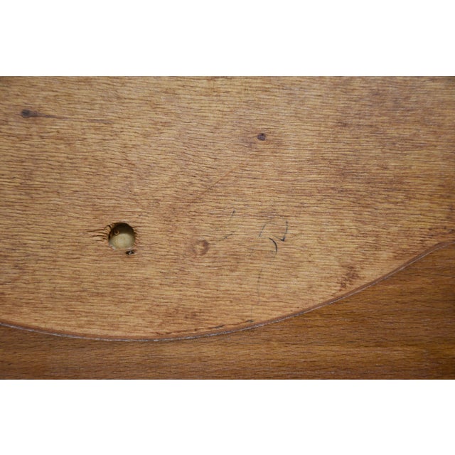 Black 1960s Hans J. Wegner Ap29 Papa Bear Ottoman For Sale - Image 8 of 8